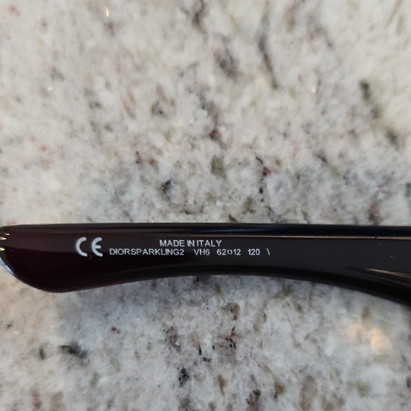 Dior Women's Sunglasses - Dark Brown with Pink Accents - Picture 6 of 15